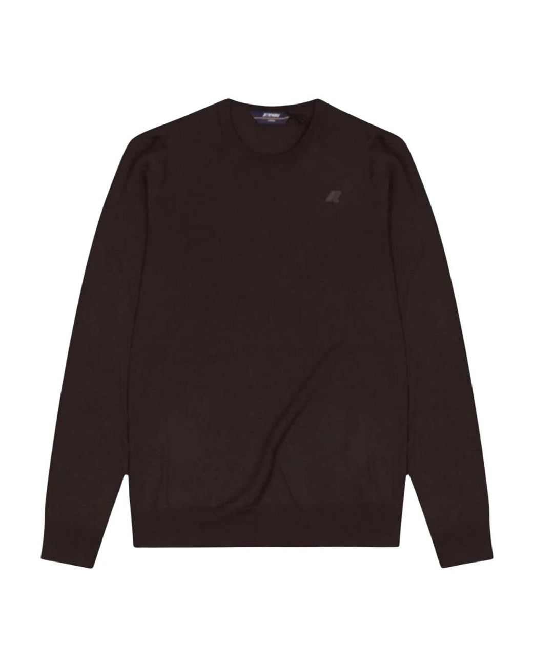 K-Way Black Round-Neck Knitwear for men