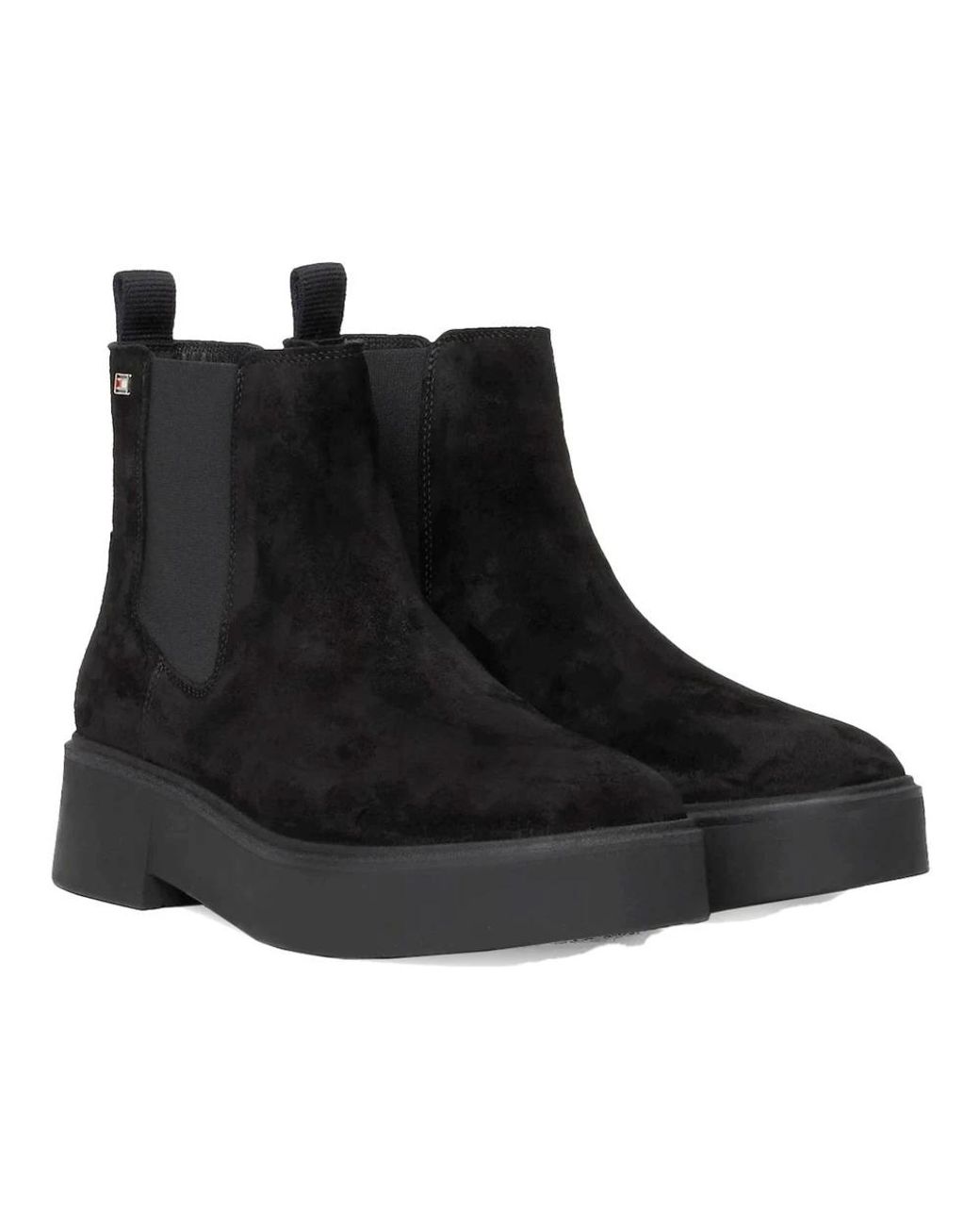 Tommy Hilfiger Black Chelsea Boots