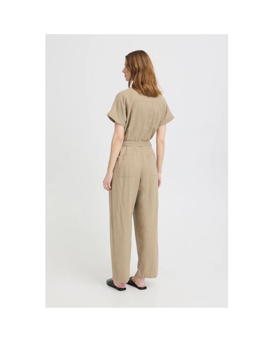 Jumpsuits Ichi en coloris Natural