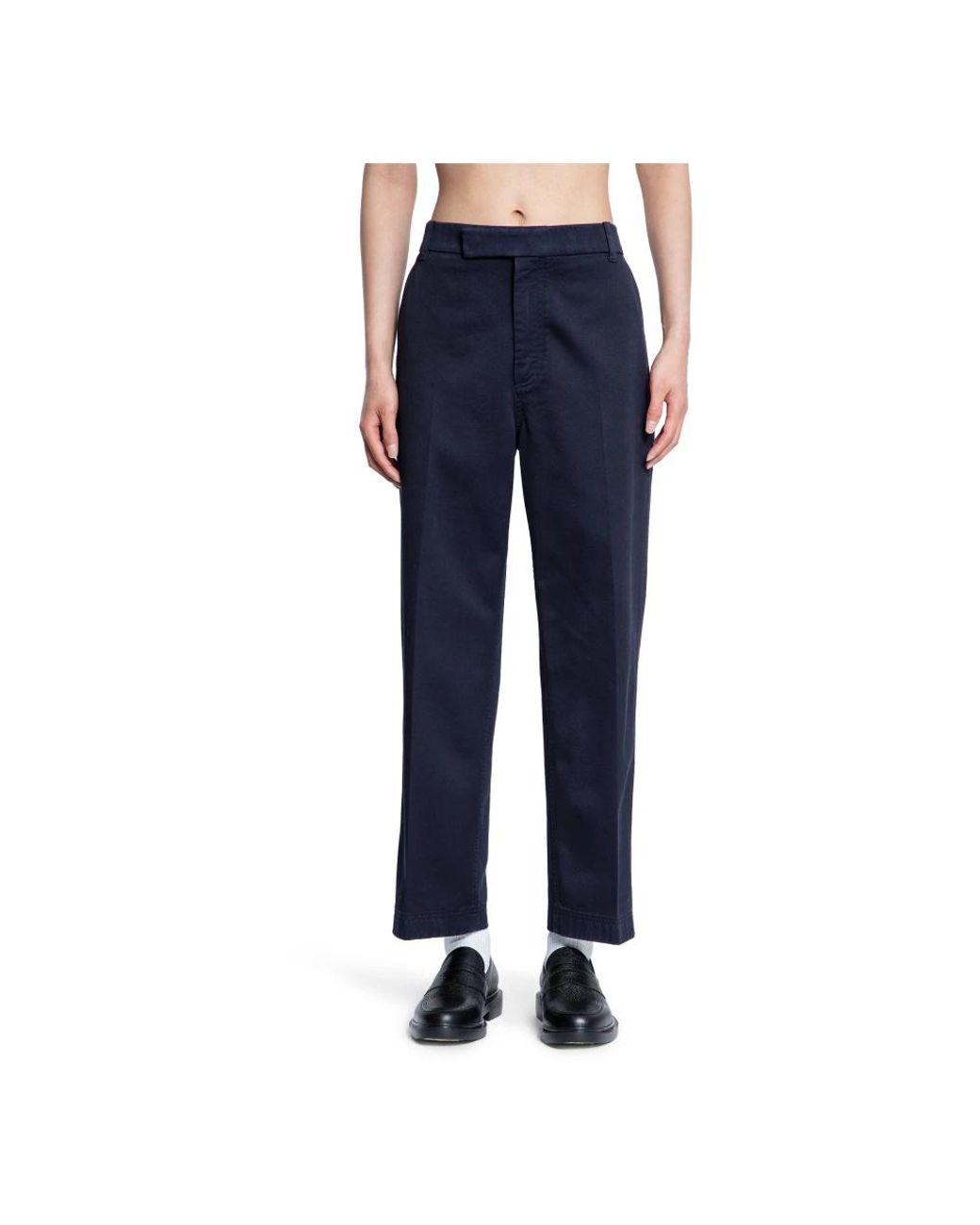 Thom Browne Blue Suit Trousers for men