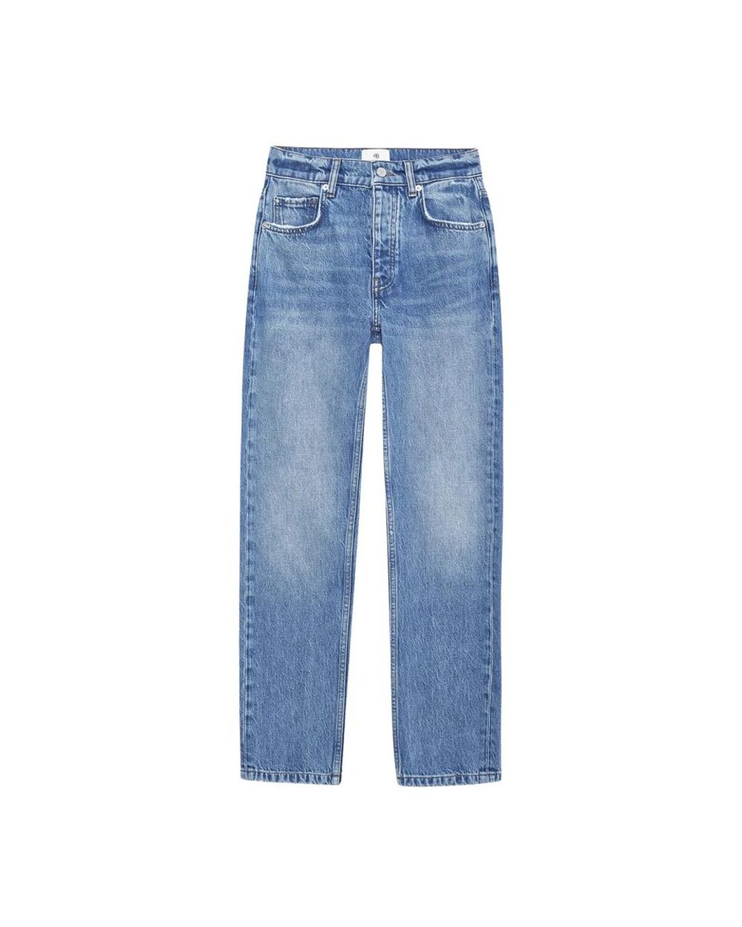 Anine Bing Blue Straight Jeans
