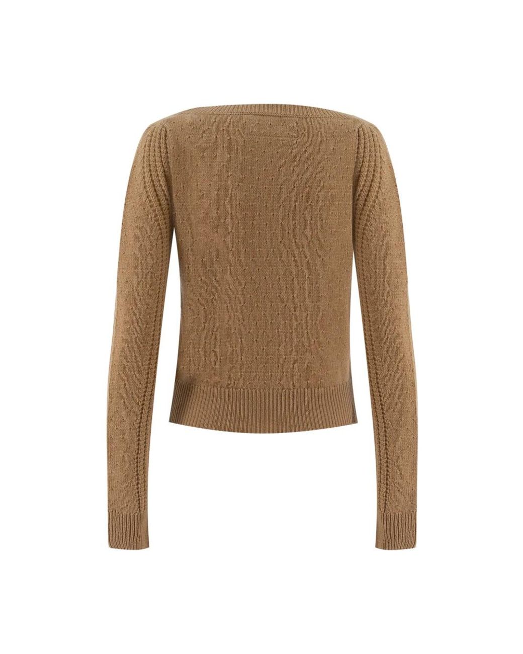 Ermanno Scervino Brown Cashmere Knitwear