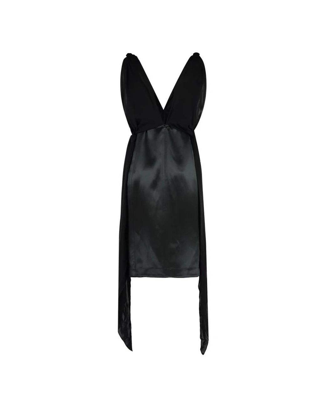 Bottega Veneta Black Midi Dresses