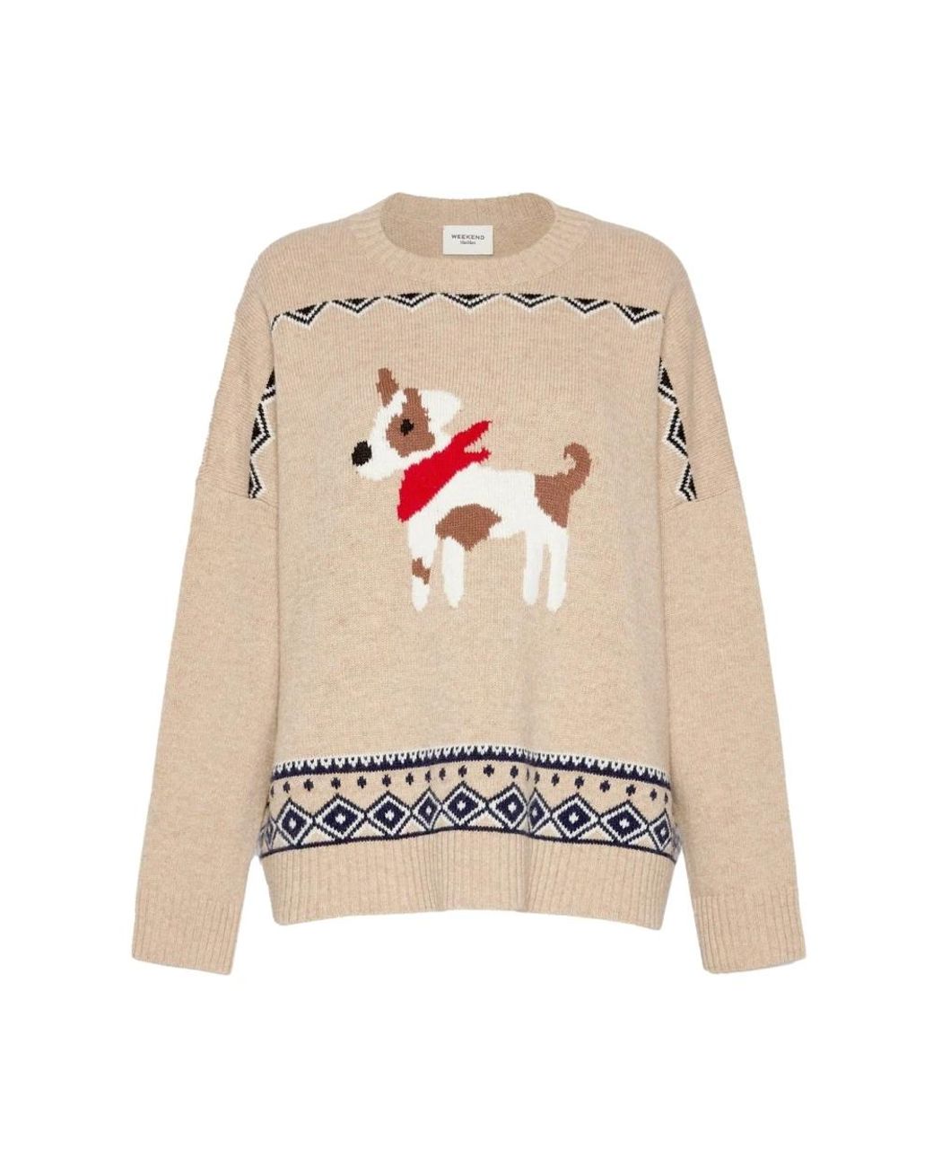 Weekend by Maxmara White Round-Neck Knitwear