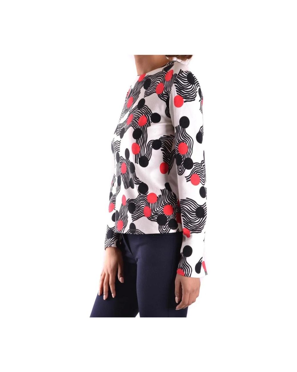 MSGM Blue Long Sleeve T-Shirts