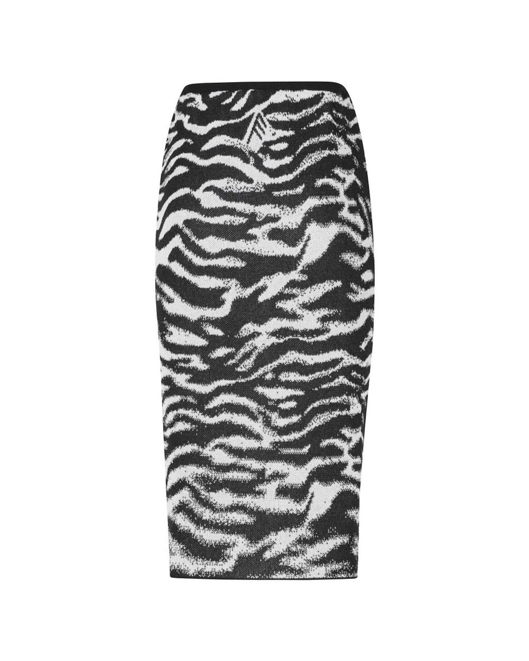 The Attico Gray Pencil Skirts