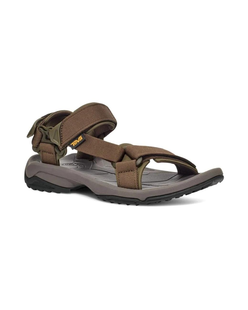 Flat Sandals Teva pour homme en coloris Brown