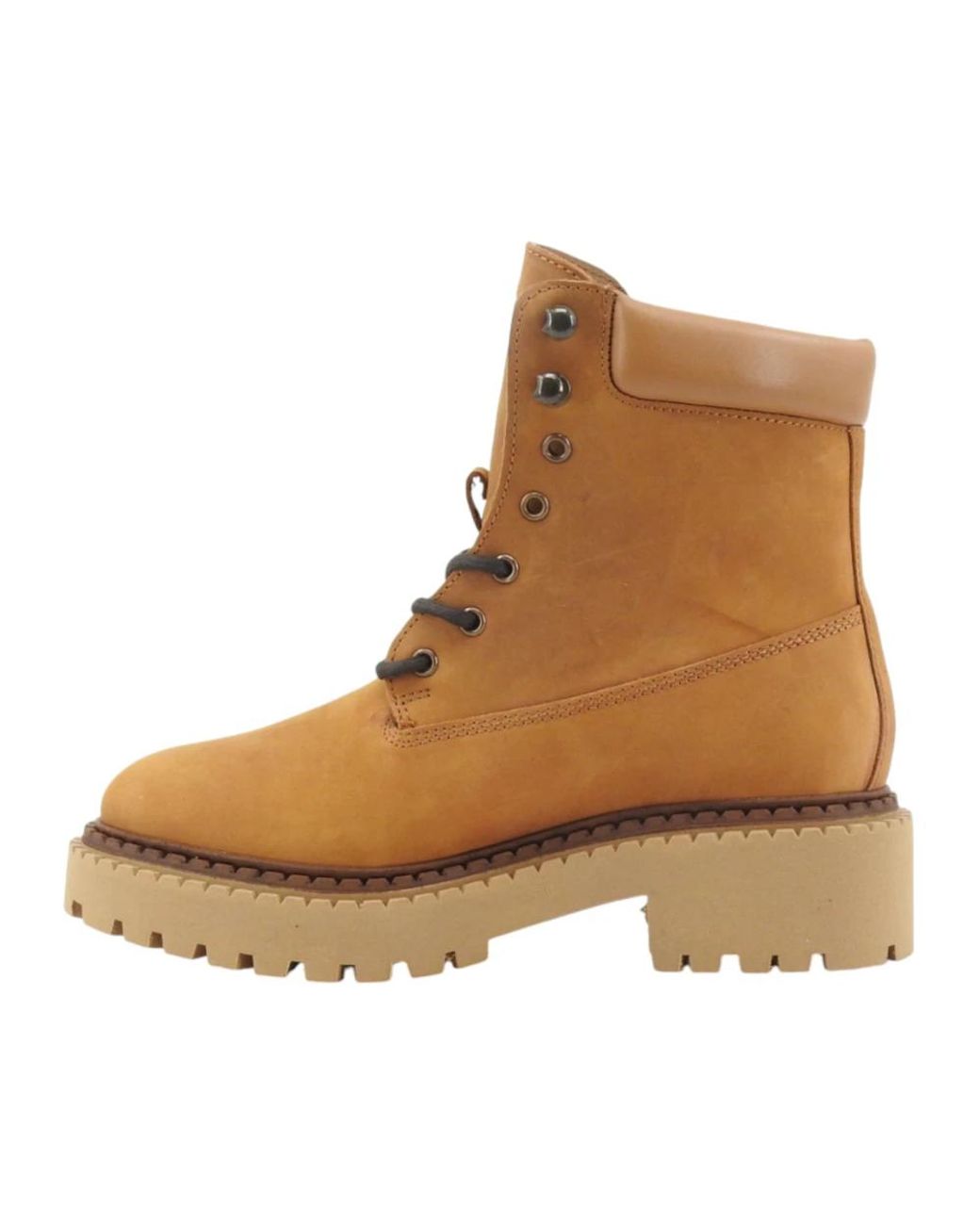 Frau Brown Lace-Up Boots