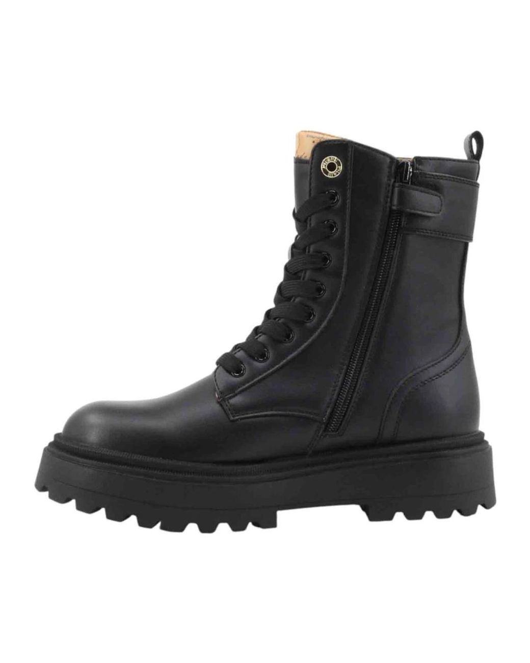 Alviero Martini 1A Classe Black Lace-Up Boots