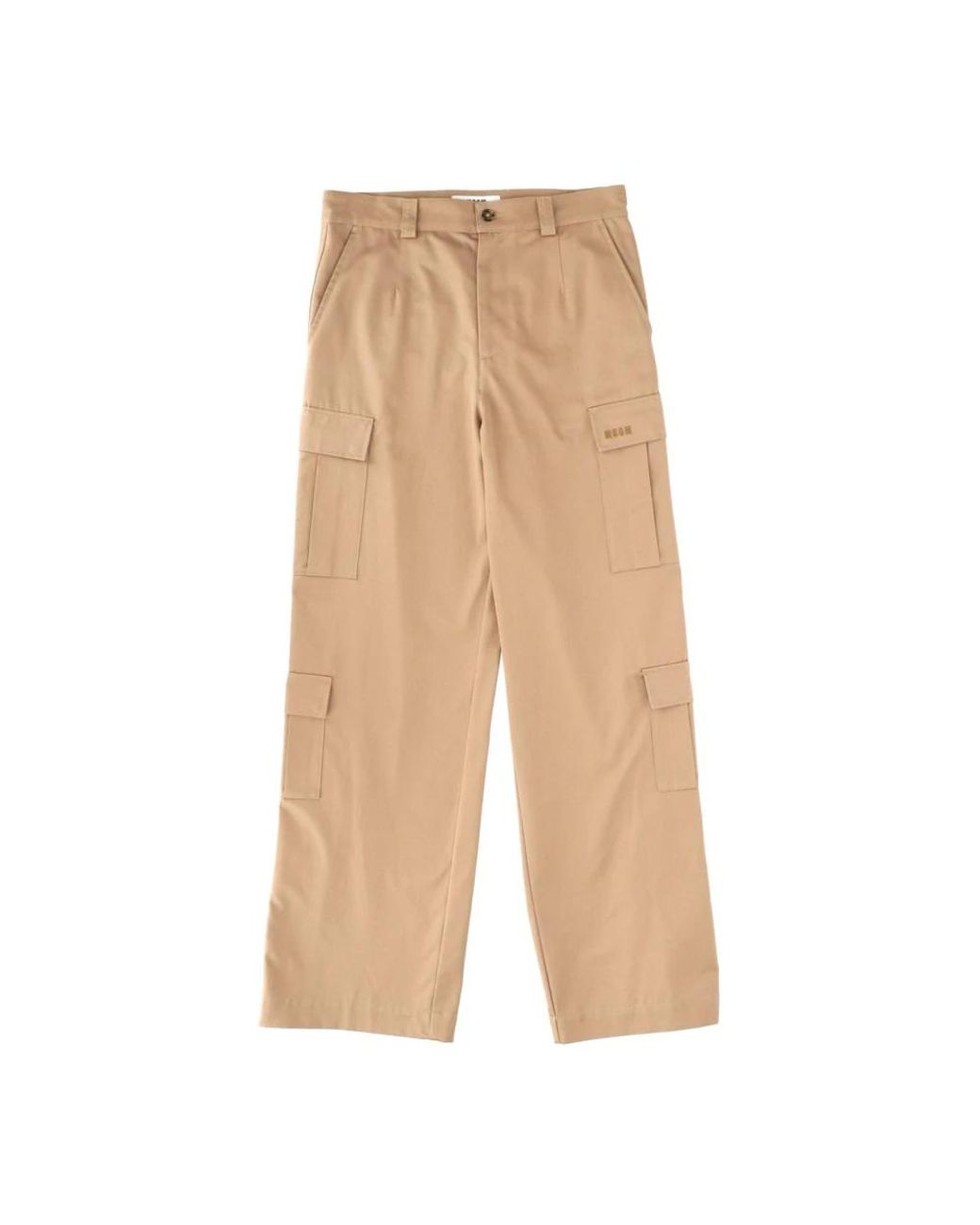 MSGM Broeken ,Cargo Broek in het Natural voor heren