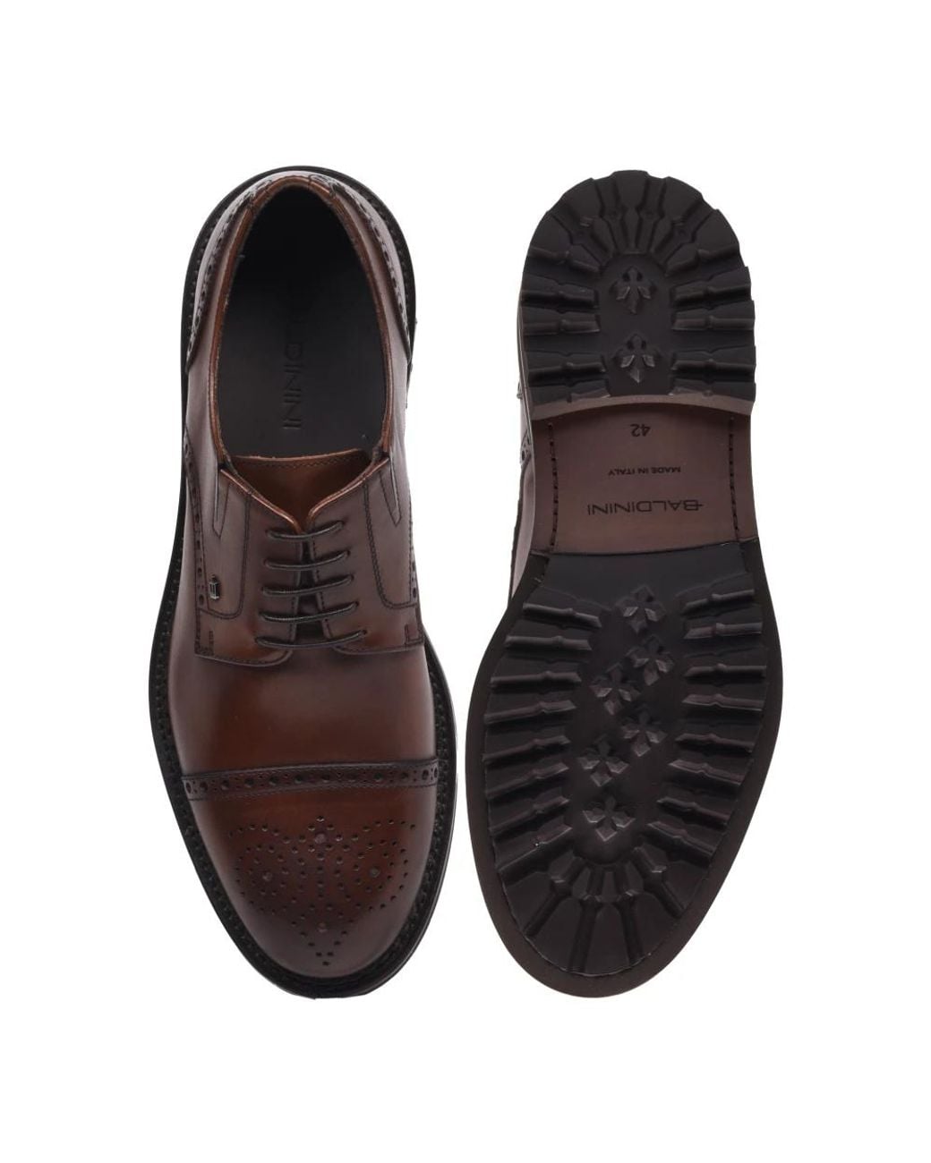 Baldinini Brown Dress Shoes for men
