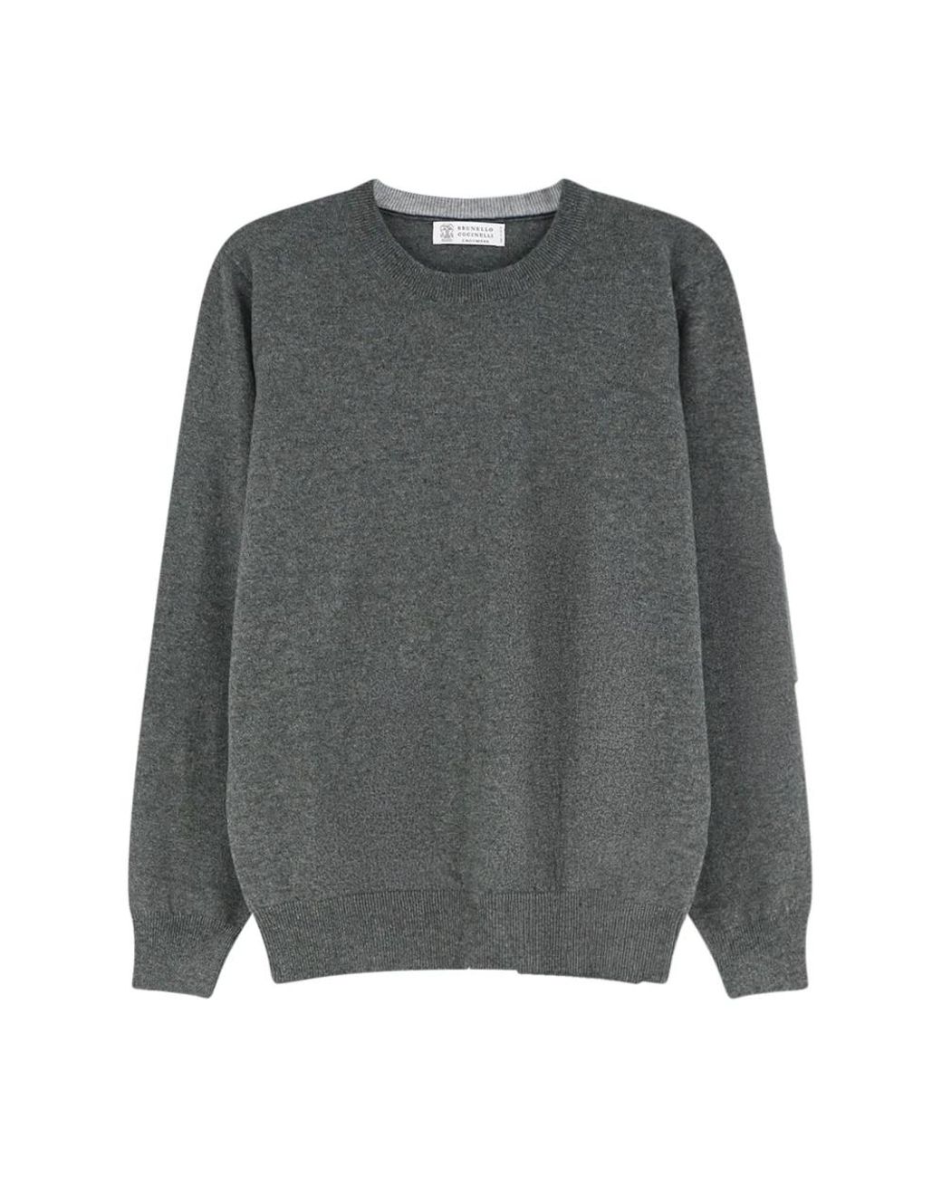 Brunello Cucinelli Gray Cashmere Knitwear for men