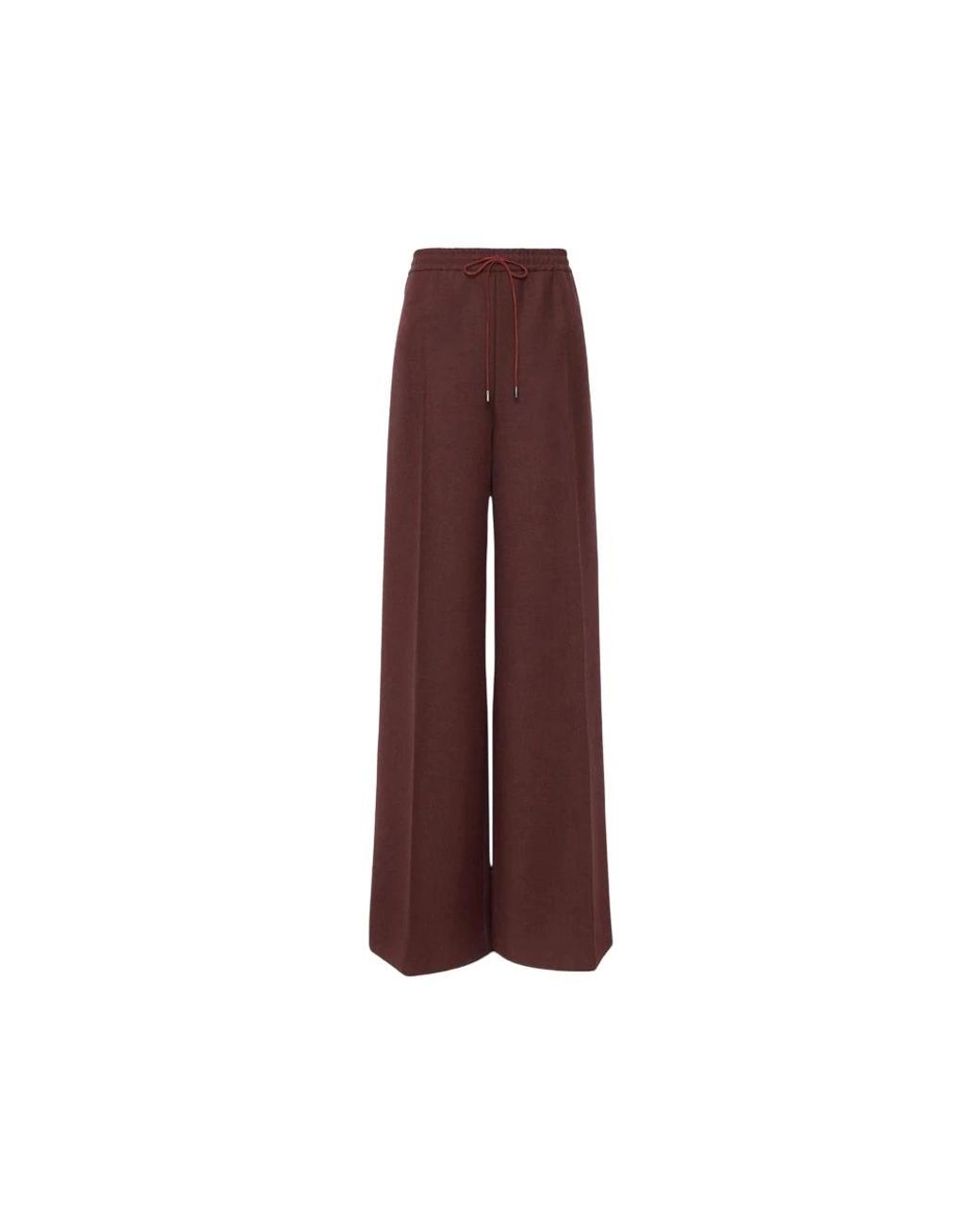 Max Mara Brown Wide Trousers