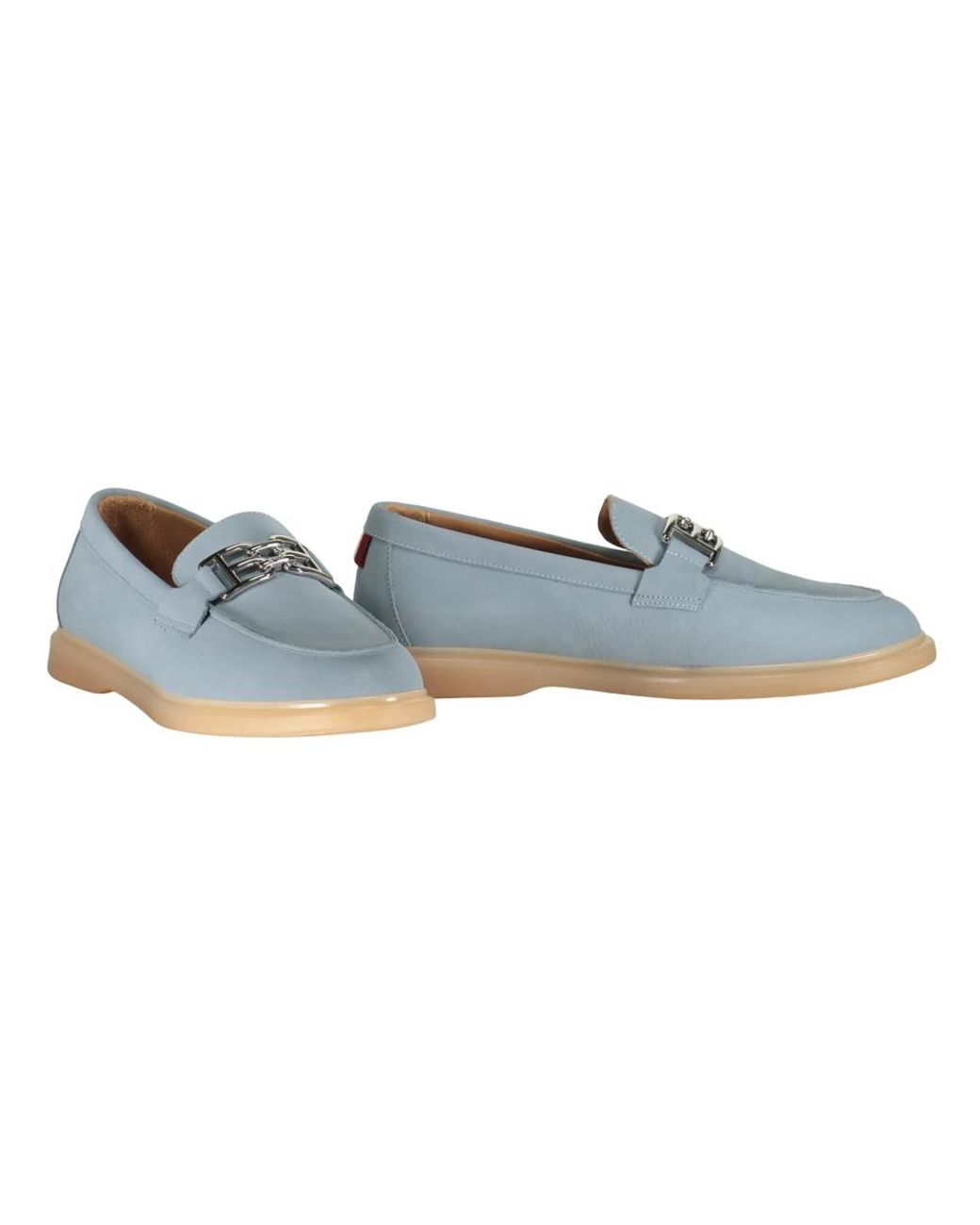 Bally Blue Loafers