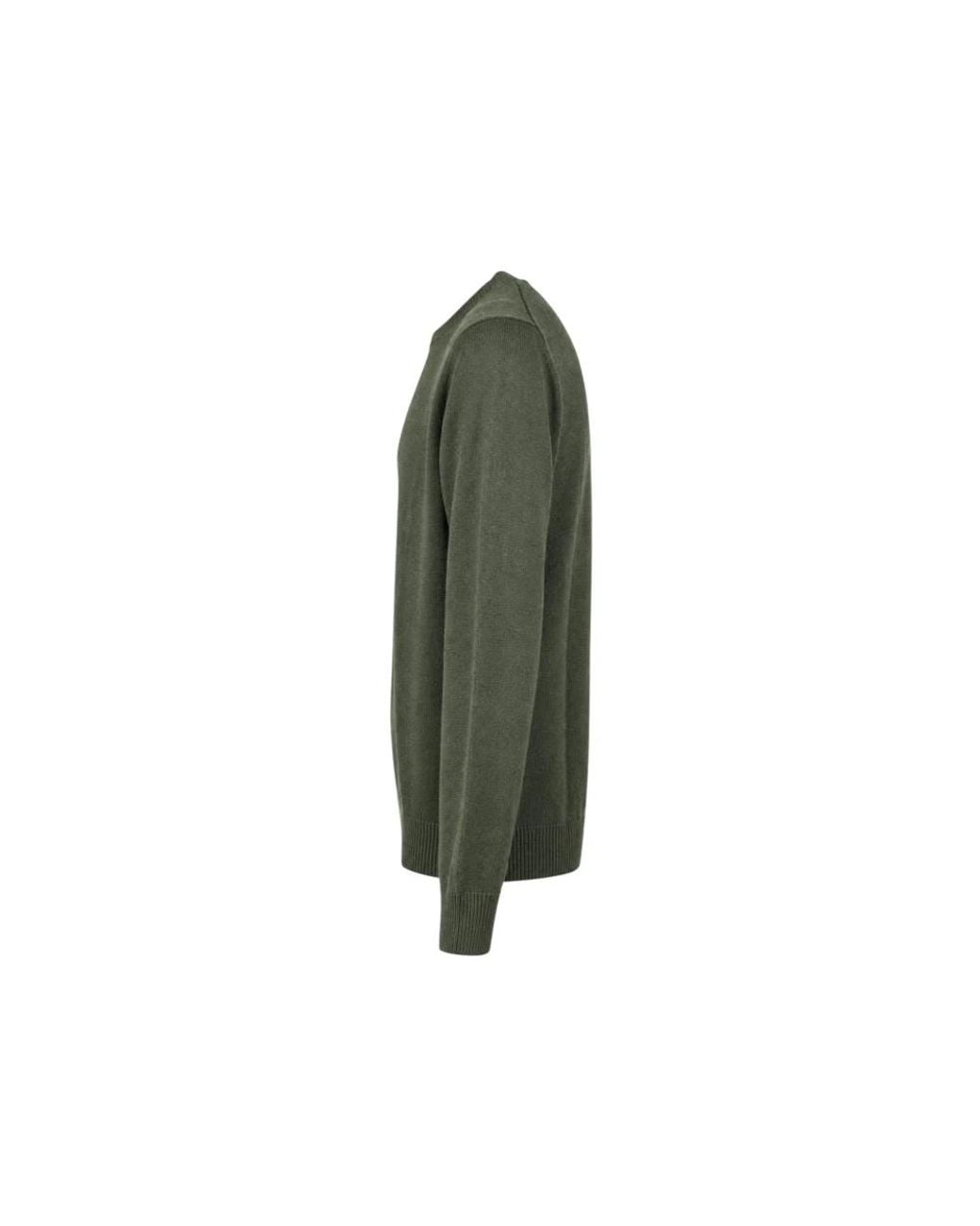 Mc2 Saint Barth Green Round-Neck Knitwear for men
