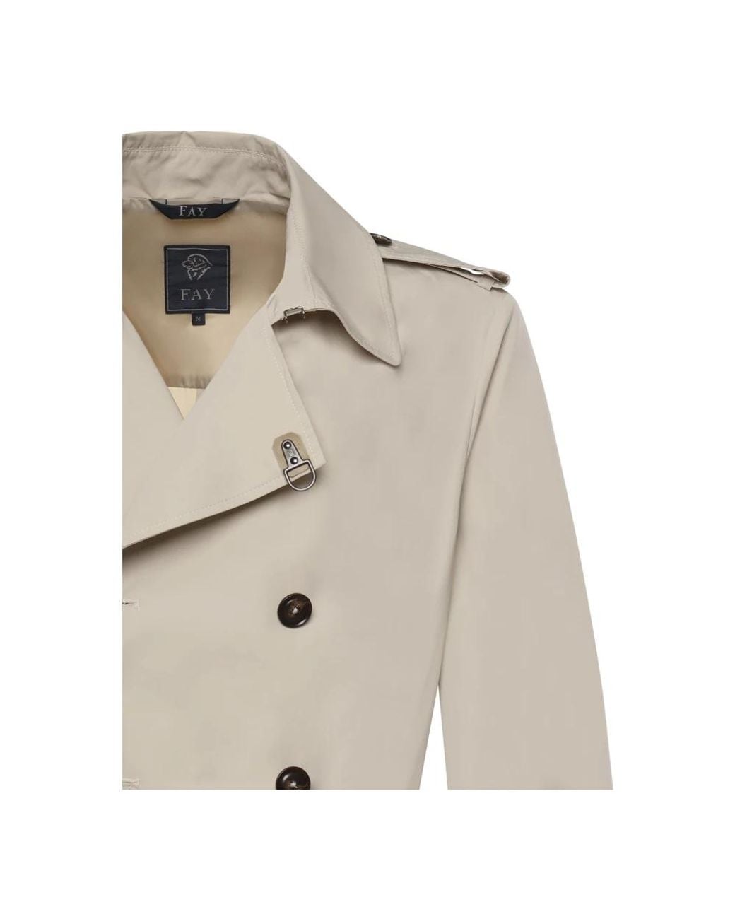 Fay Natural Trench Coats for men