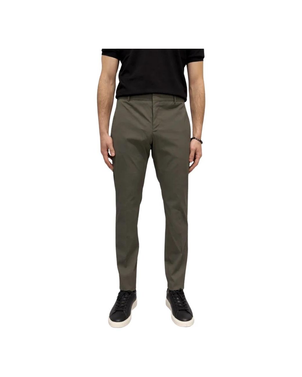PT Torino Gray Suit Trousers for men