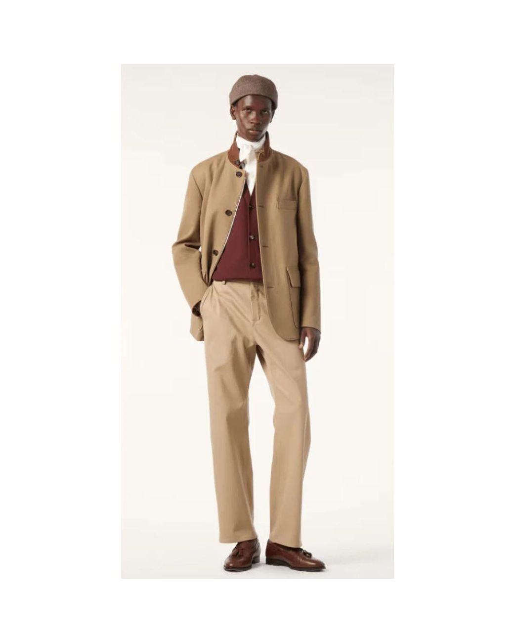 Loro Piana Natural Straight Trousers for men