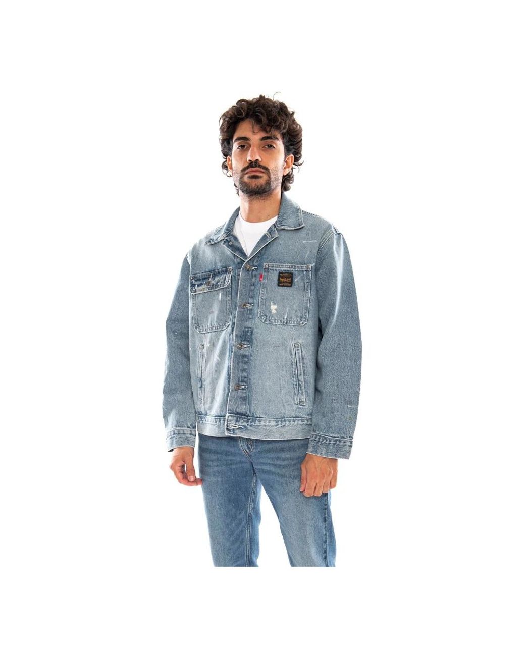 Levi's Jassen ,Blauw ,Katoen Sunrise Trucker in het Blue voor heren