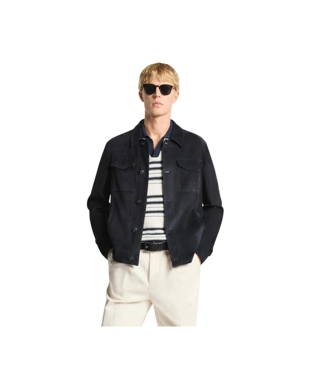Fay Blue Denim Jackets for men