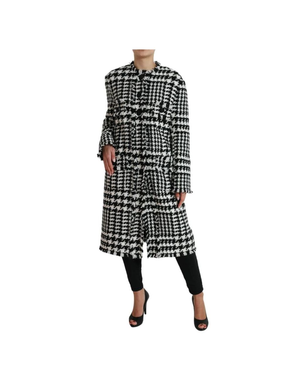 Dolce & Gabbana Black Single-Breasted Coats