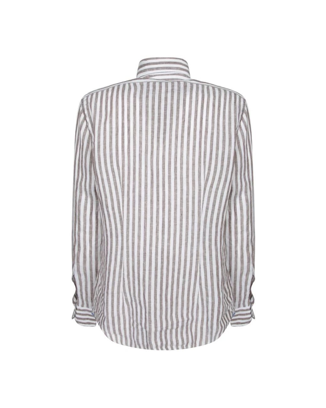 Dell'Oglio Blue Casual Shirts for men