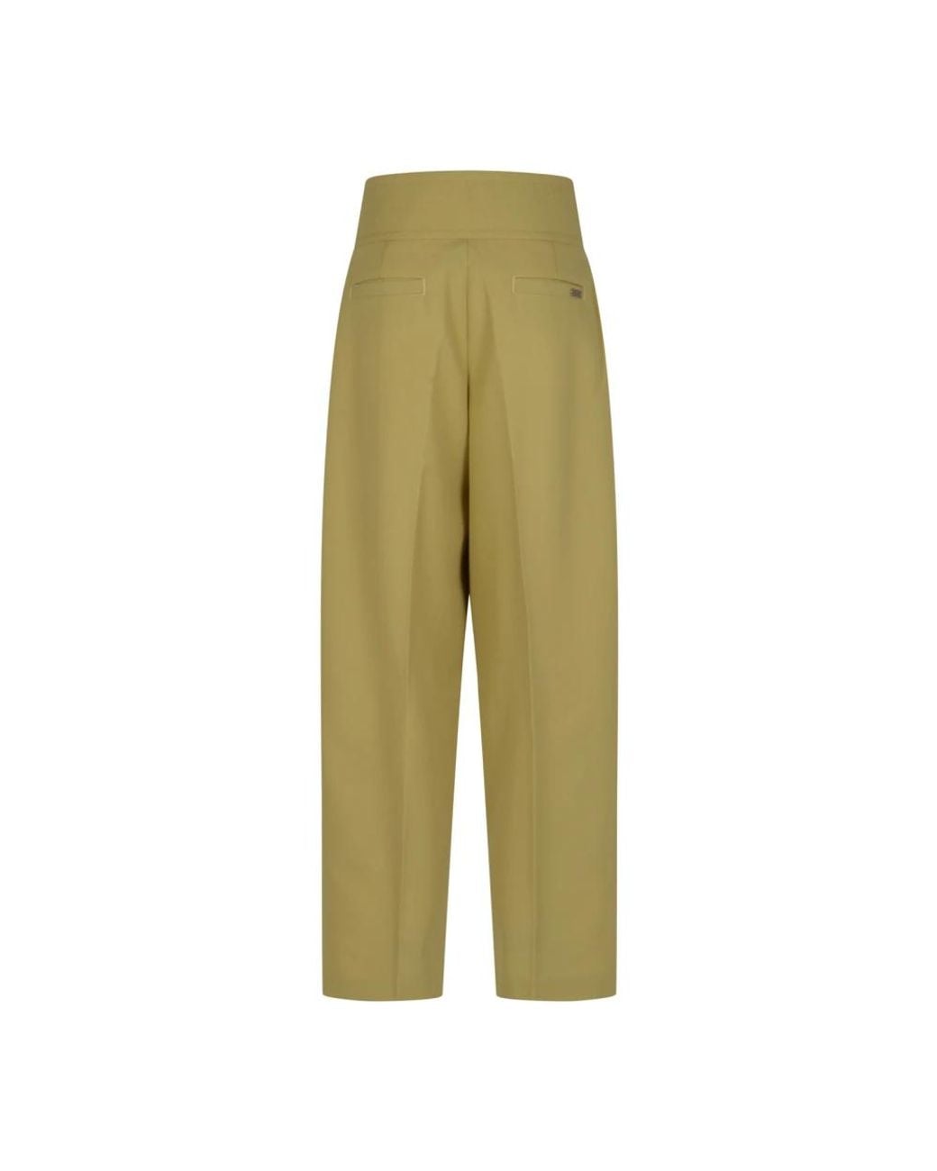 AMI Green Wide Trousers