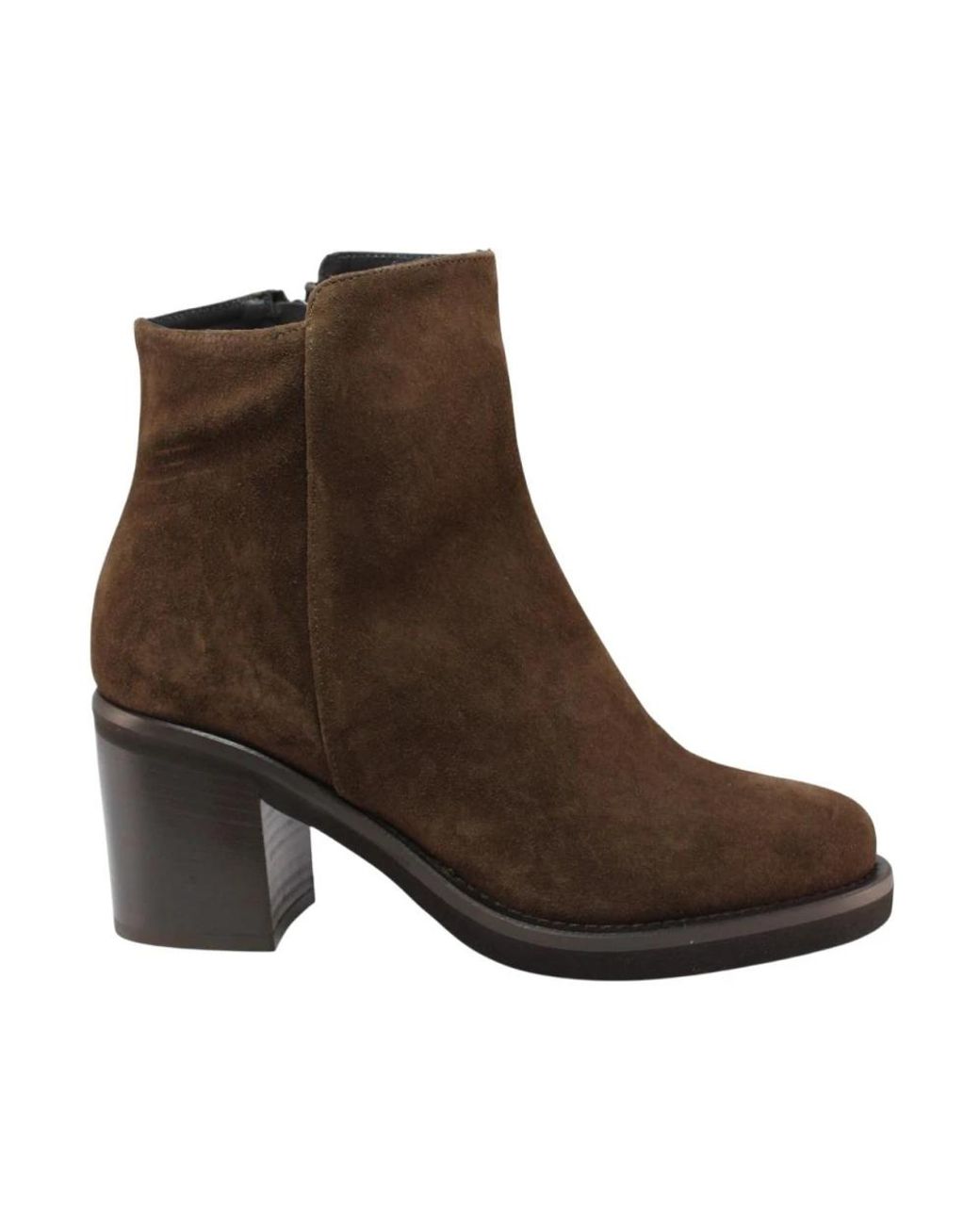 Luca Grossi Brown Heeled Boots