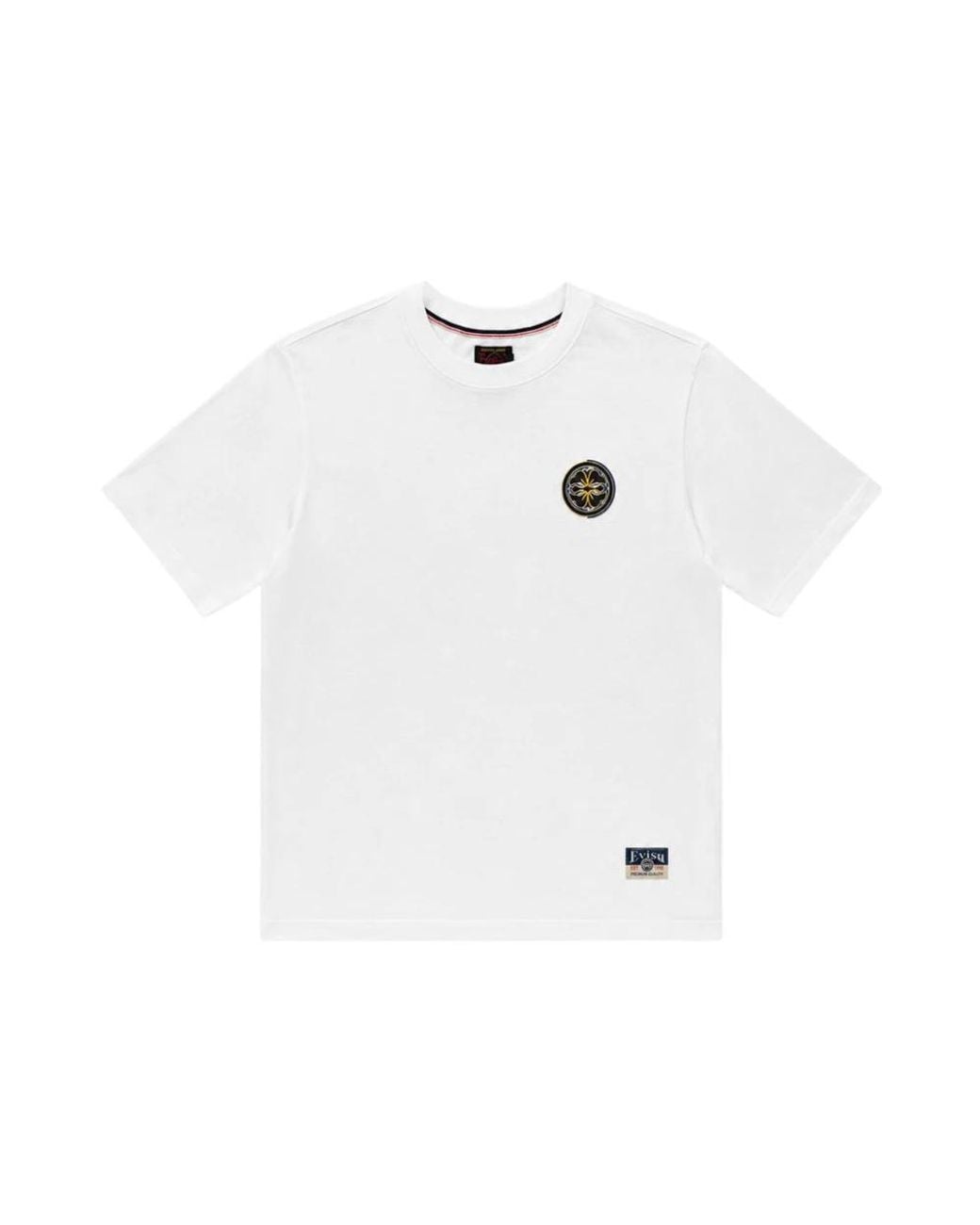 Evisu Tops ,Wit ,Wave & Whale Daicock Printed in het White voor heren