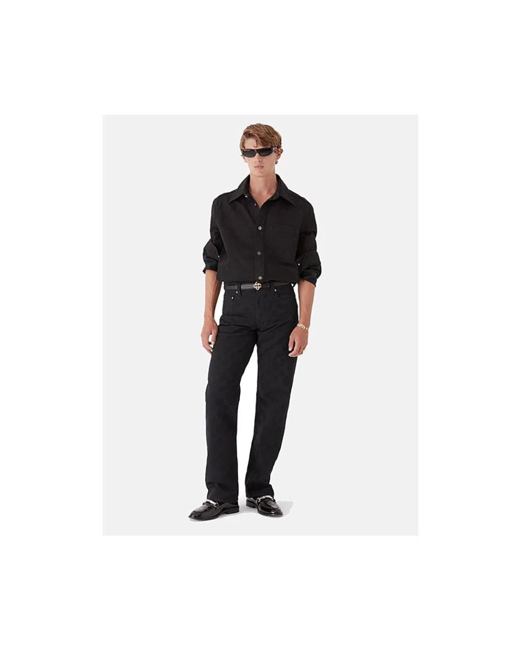 Casablanca Black Casual Shirts for men