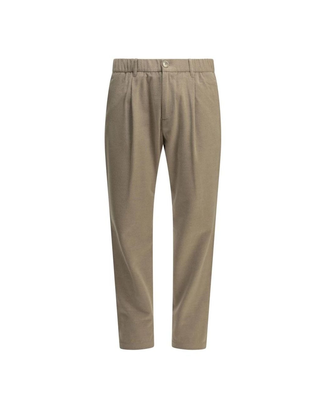 Herno Casual Broek Van Wolmix in het Gray voor heren