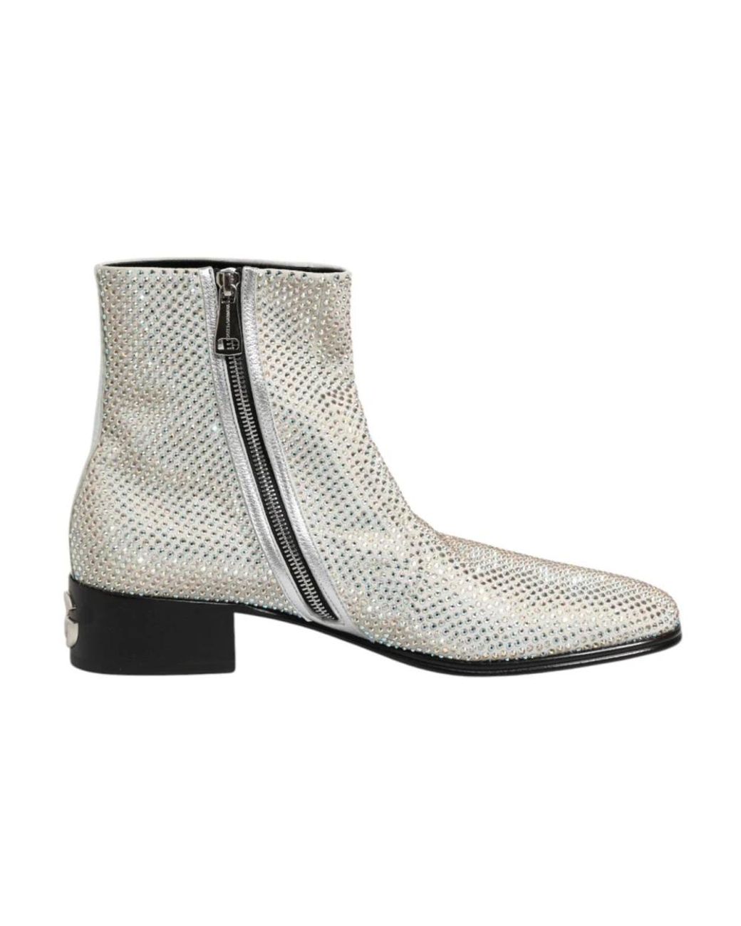 Dolce & Gabbana Gray Ankle Boots for men