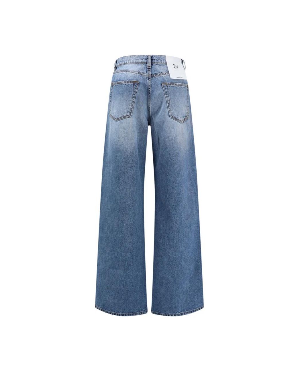 3x1 Blue Wide Jeans