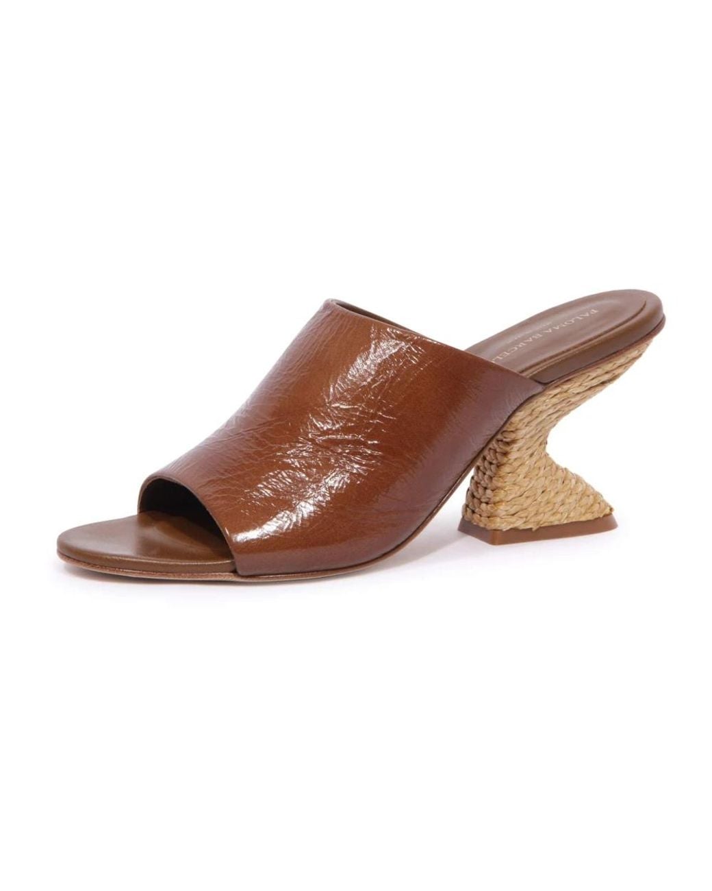 Paloma Barceló Brown Heeled Mules
