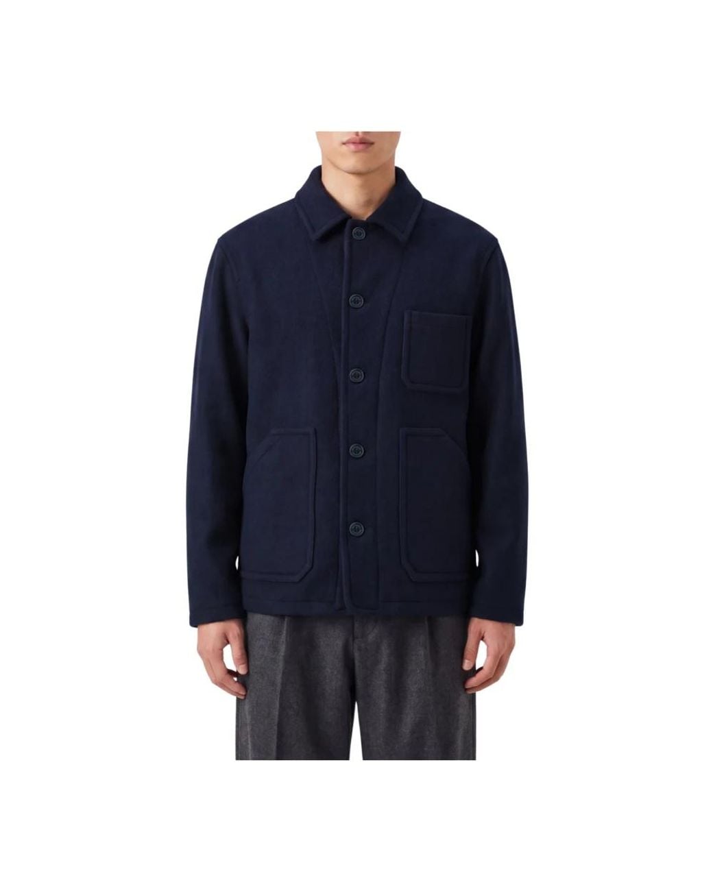 Light Jackets di Brooksfield in Blue da Uomo
