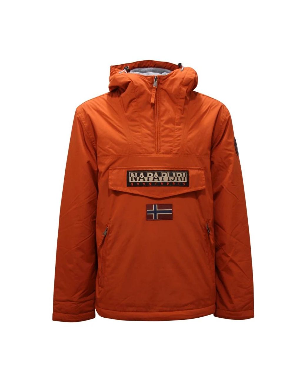 Napapijri Jassen ,Oranje ,Oranje Rainforest Pocket Jack in het Orange voor heren