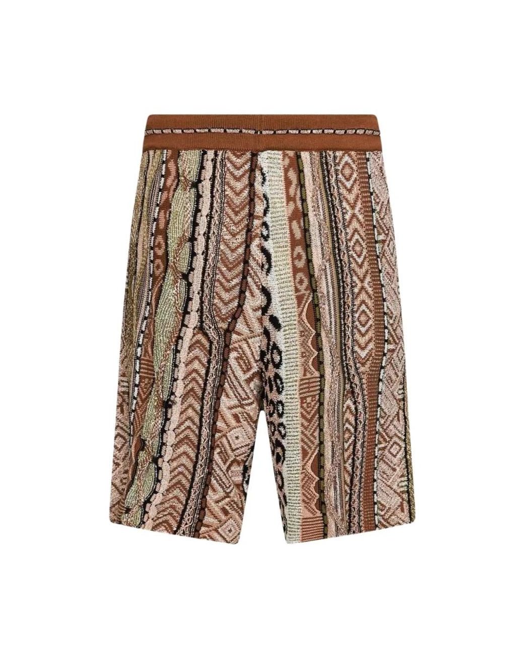 Laneus Brown Casual Shorts for men