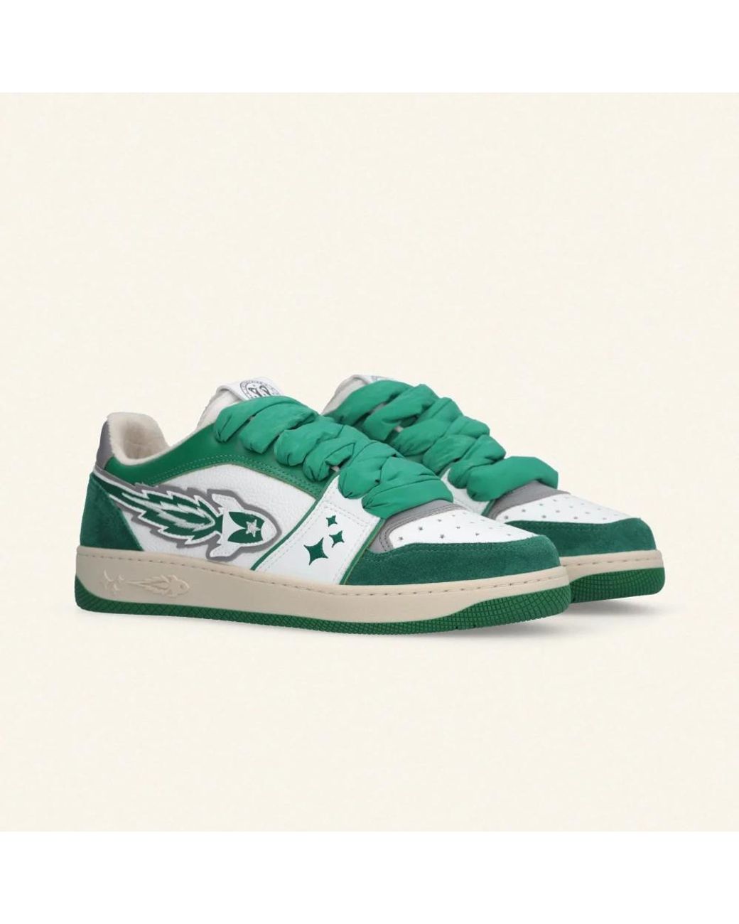 ENTERPRISE JAPAN Green Sneakers for men