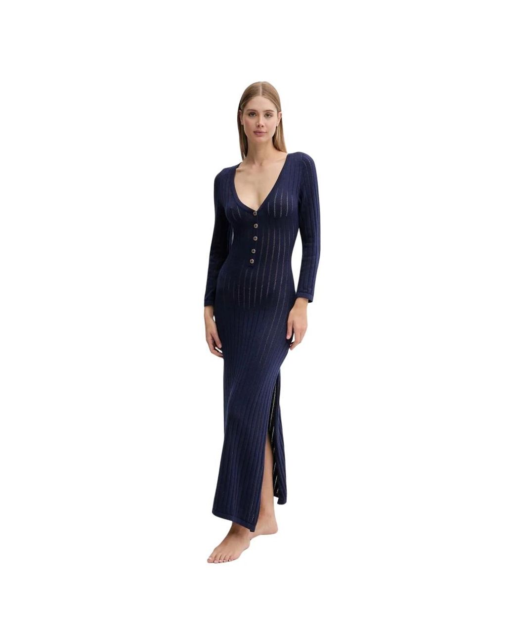Melissa Odabash Jade Jurk in het Blue