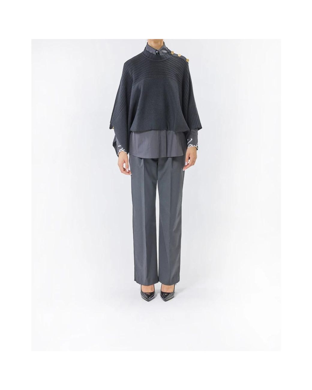 Karl Lagerfeld Blue Capes