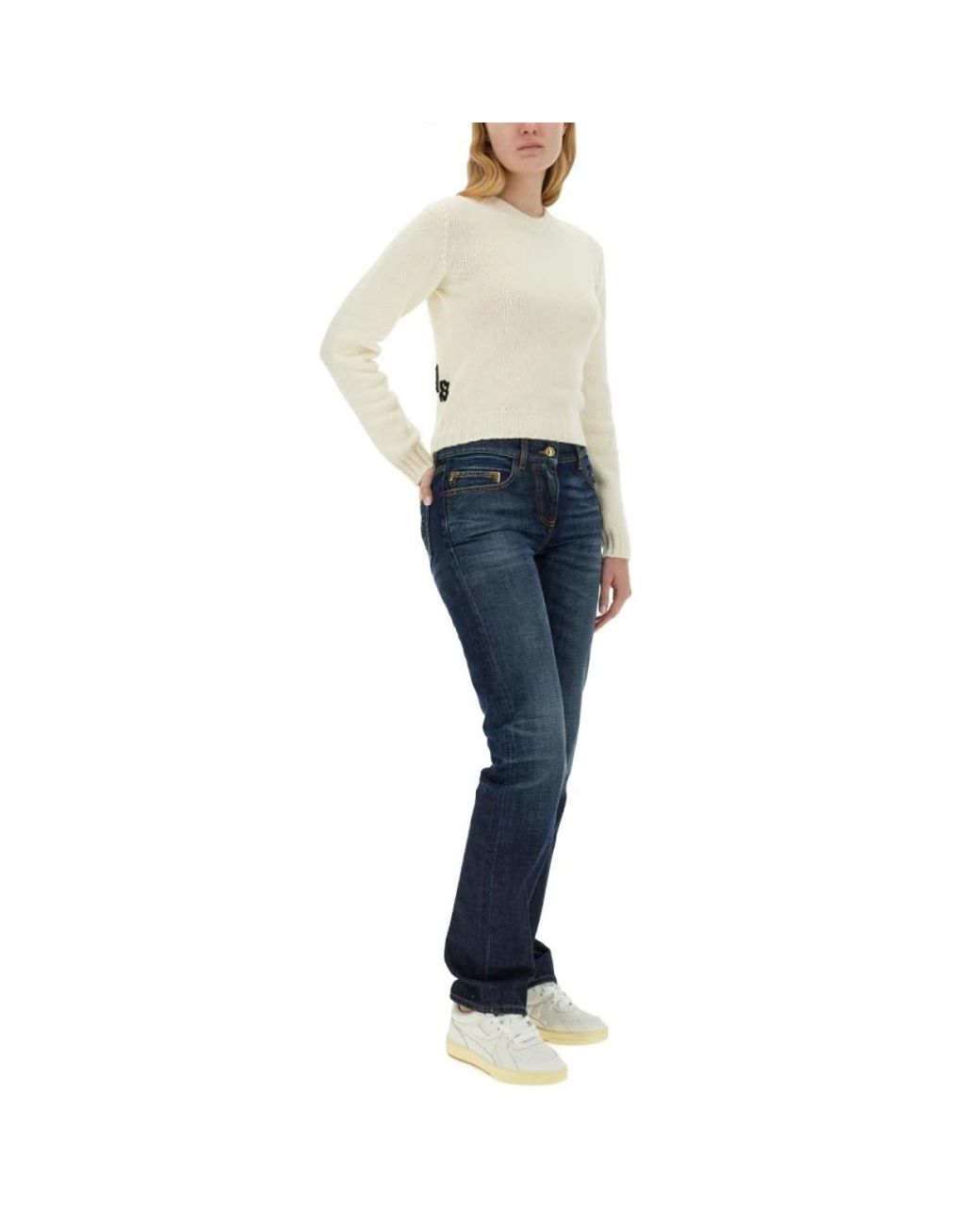 Palm Angels Blue Straight Jeans