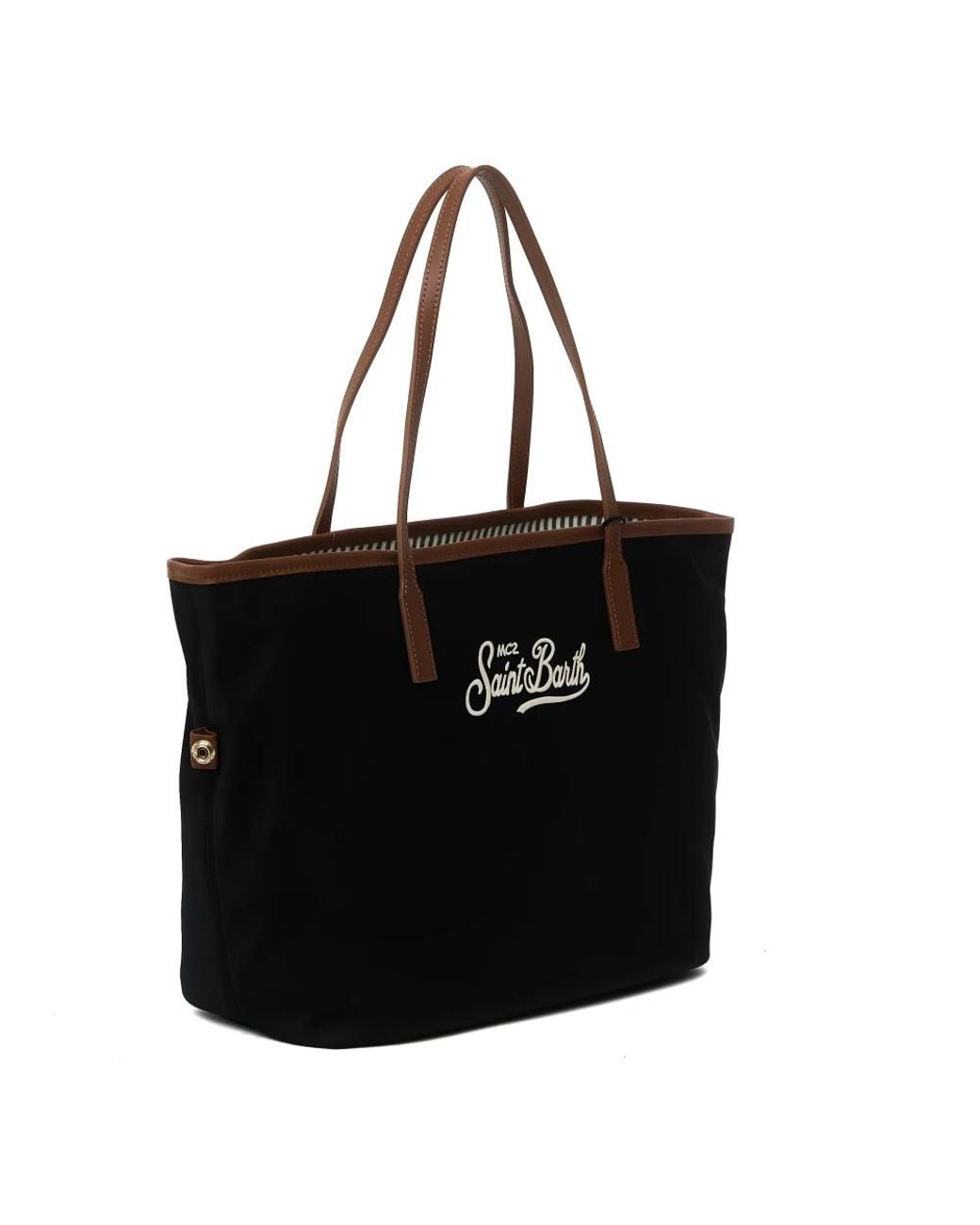 Mc2 Saint Barth Black Shopping Bags