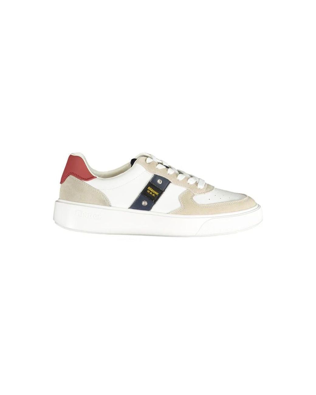 Blauer Sneakers in het White voor heren