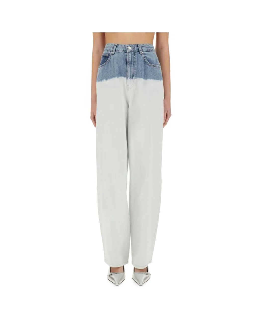 Moschino Blue Loose-Fit Jeans