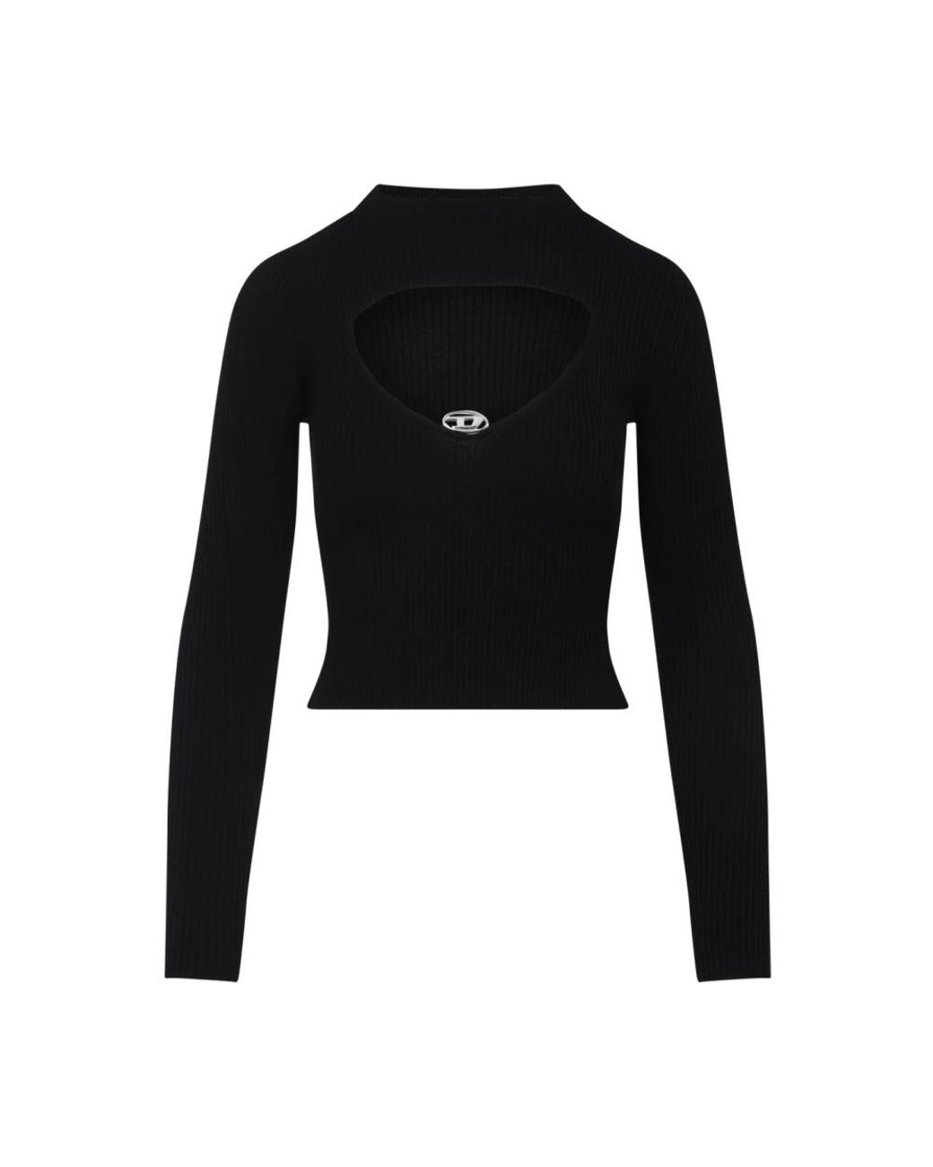 DIESEL Black Long Sleeve Tops