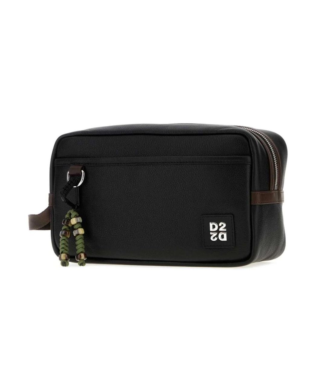 DSquared² Black Toilet Bags for men