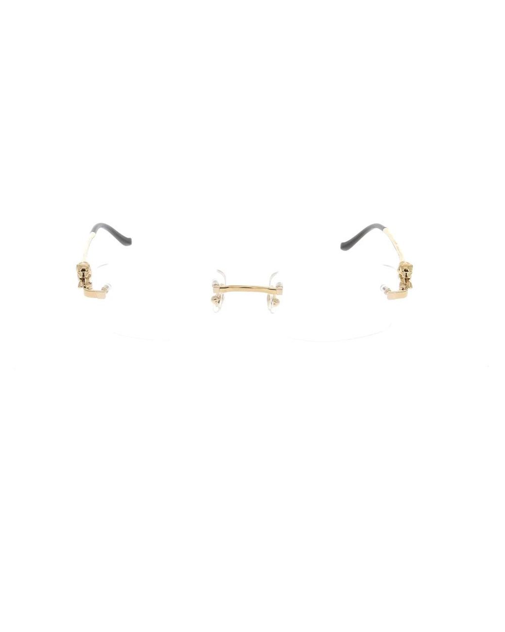 Cartier Optical Frame in het Metallic