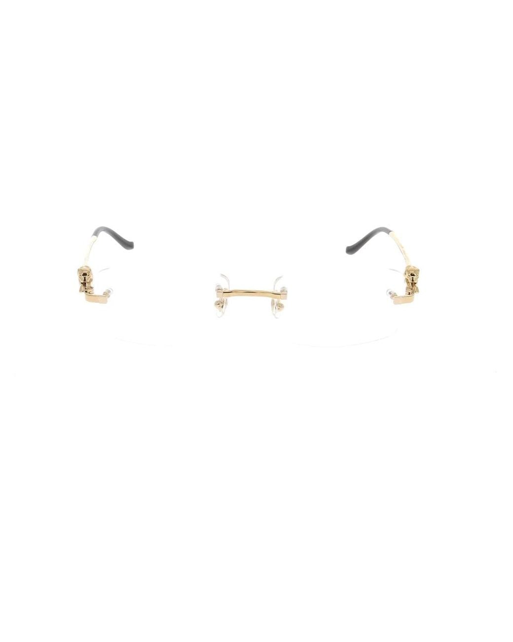 Cartier Optical Frame in het Metallic