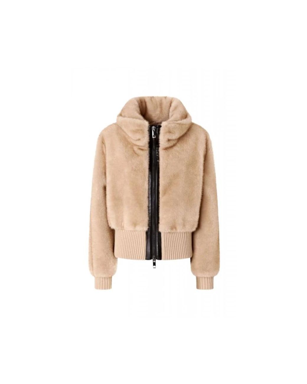 Pinko Natural Faux Fur & Shearling Jackets