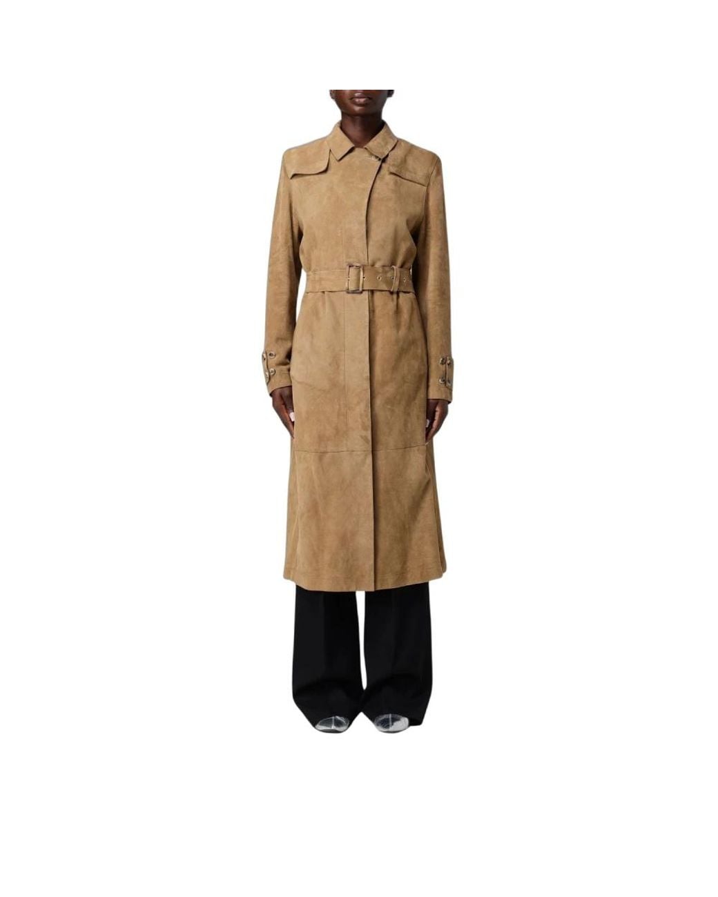 Golden Goose Deluxe Brand Natural Trench Coats